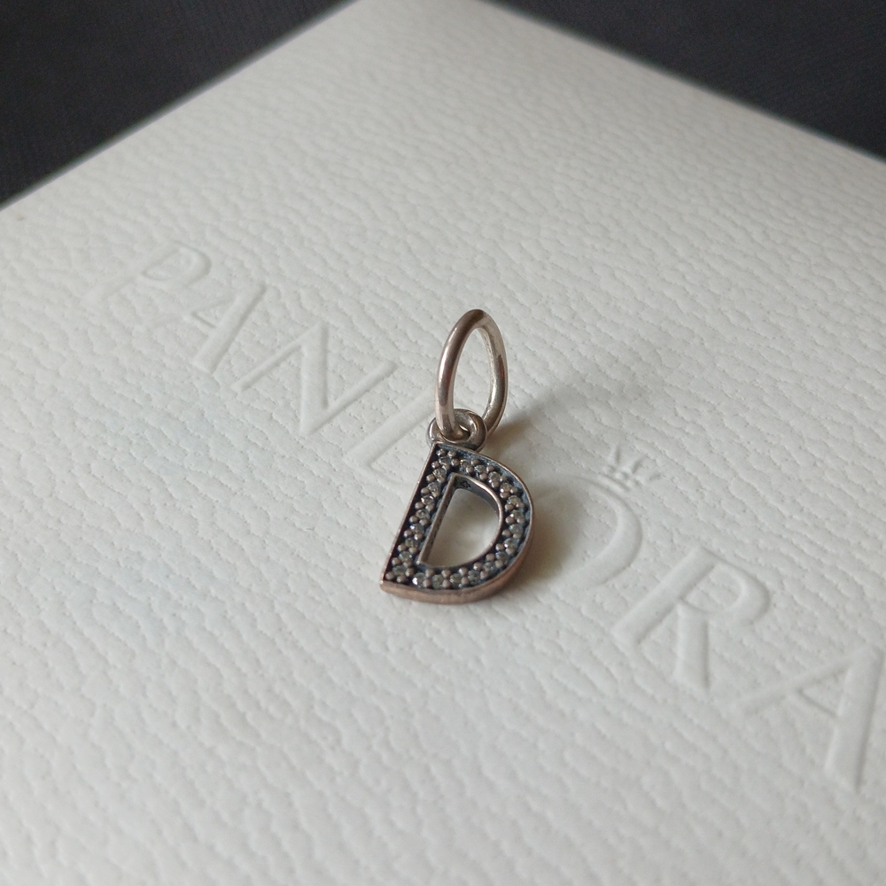 Pandora Silver D Charm